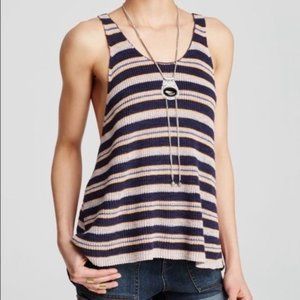 Free People Striped Knit Tank Top